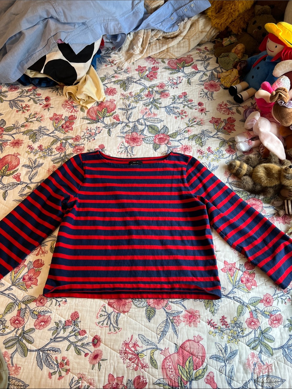 Darling J Crew Boatneck Top M - Picture 5 of 7